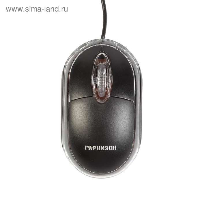 Мышь  Мышь "Гарнизон" GM-100, проводная, оптическая, 1000 dpi, USB, чёрная