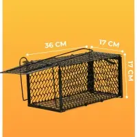 Крысоловка, 36&times;17&times;17 см, металлическая, Greengo