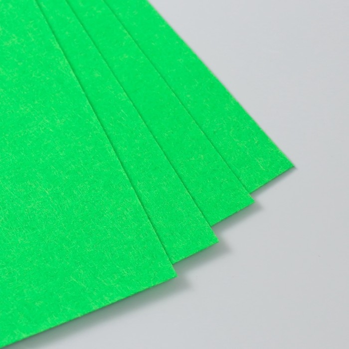Фетр 1 мм Фетр 1 мм "Травянистый" набор 4 листа 30х40 см