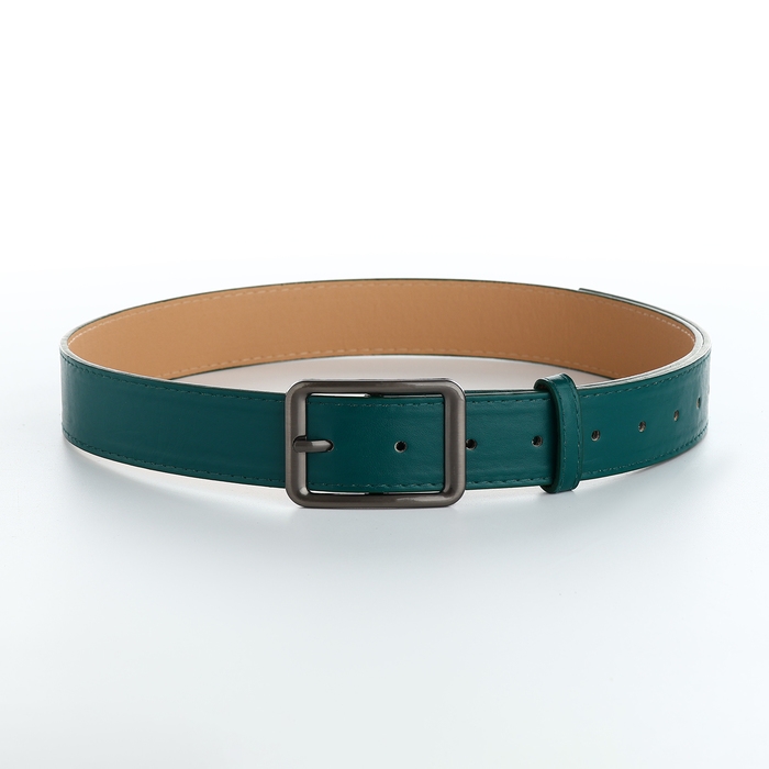 Ремень женский, ширина 3,5 см, цвет зелёный