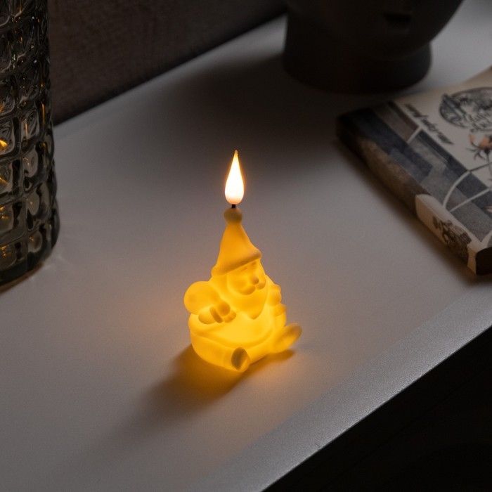 Светодиодная фигура «Дед Мороз» 5.5 × 12.5 × 5 см, пластик, батарейки AG13х3 (в комплекте), свечение тёплое белое Светодиодная фигура «Дед Мороз» 5.5 × 12.5 × 5 см, пластик, батарейки AG13х3 (в комплекте), свечение тёплое белое