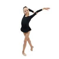 Купальник для гимнастики и танцев Grace Dance, р. 38, цвет чёрный
