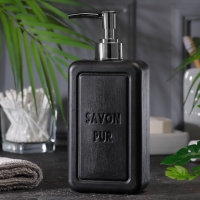 Жидкое люксовое мыло для рук "Savon De Royal" черное, 500 мл