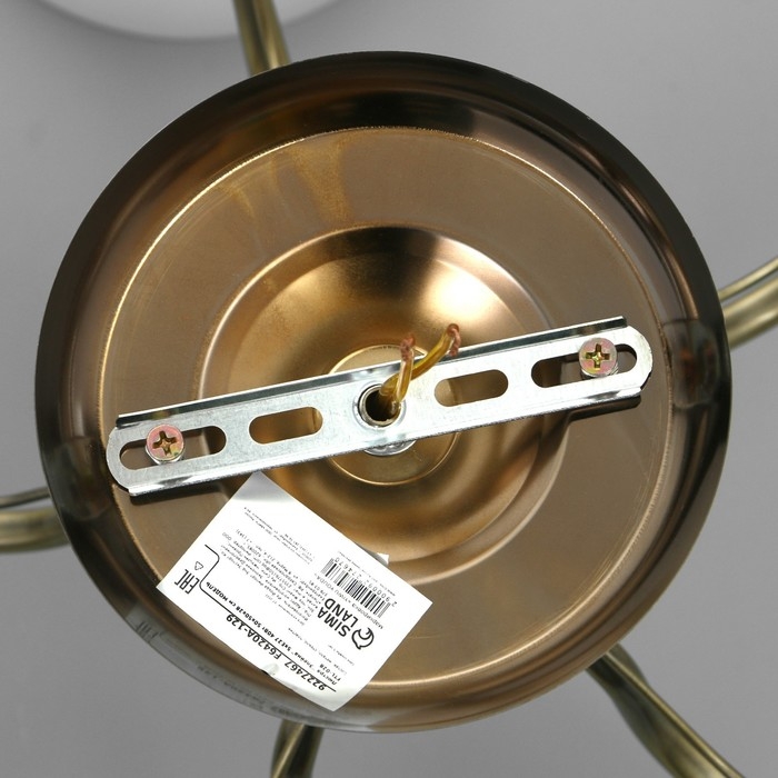 Люстра Люстра "Элейна" 5хЕ27 40Вт бронза 50х50х28 см BayerLux