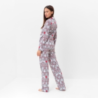 Пижама новогодняя женская KAFTAN «Скандинавия», размер 44-46