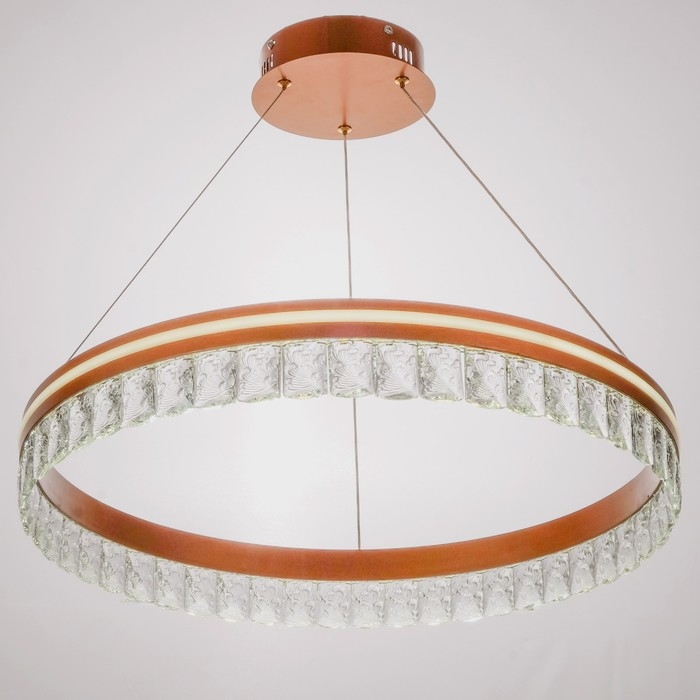 Светильник "Джес" LED 150Вт золото 58х58х9 см BayerLux