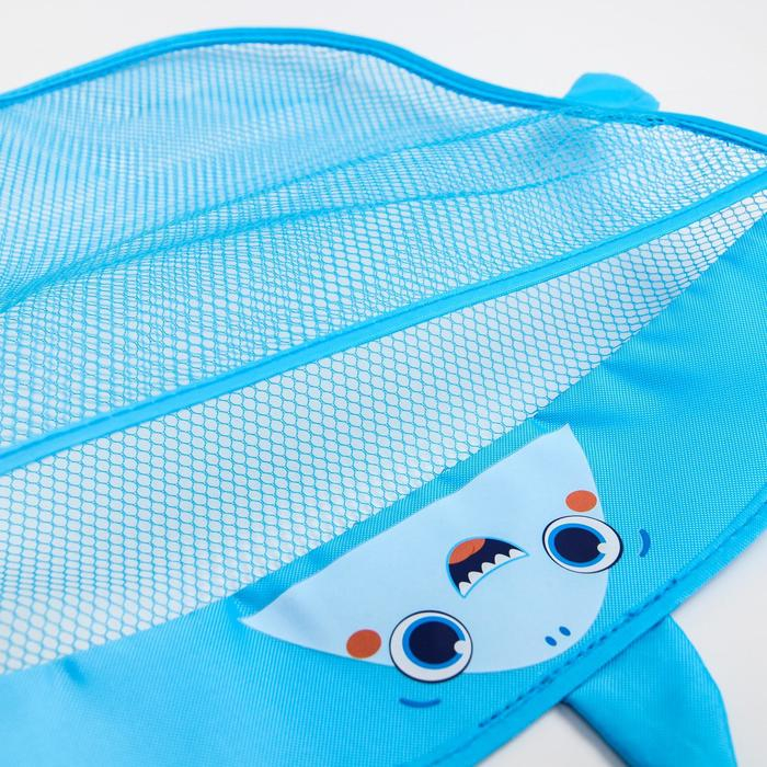 Сетка для хранения игрушек на присосках «Акула» Сетка для хранения игрушек на присосках «Акула»