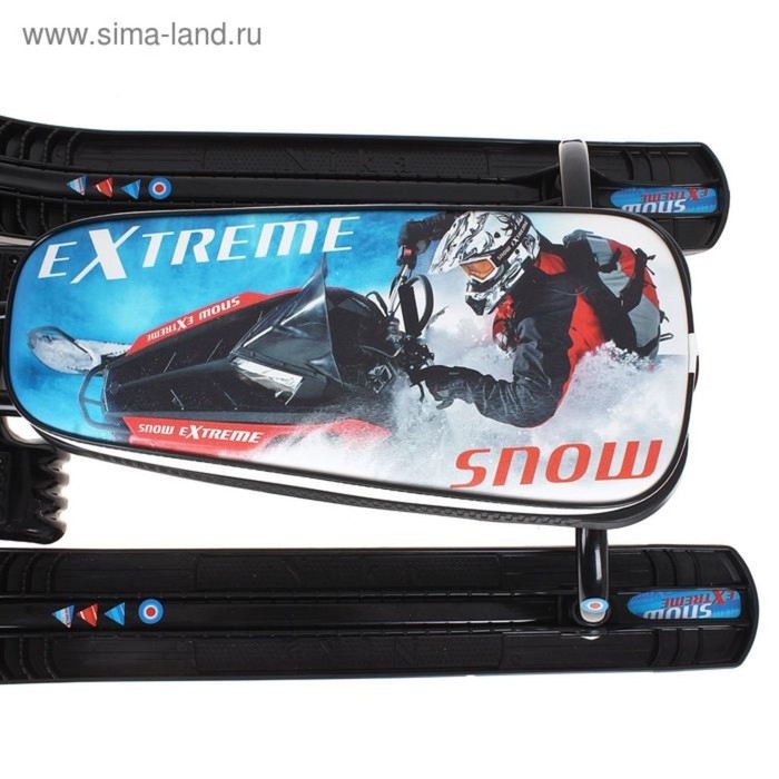 Снегокат «Ника-джамп «Гонки», цвет чёрный Снегокат «Ника-джамп «Гонки», цвет чёрный