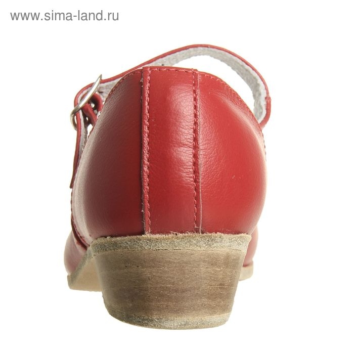 Туфли народные женские, длина по стельке 20 см, цвет красный Туфли народные женские, длина по стельке 20 см, цвет красный