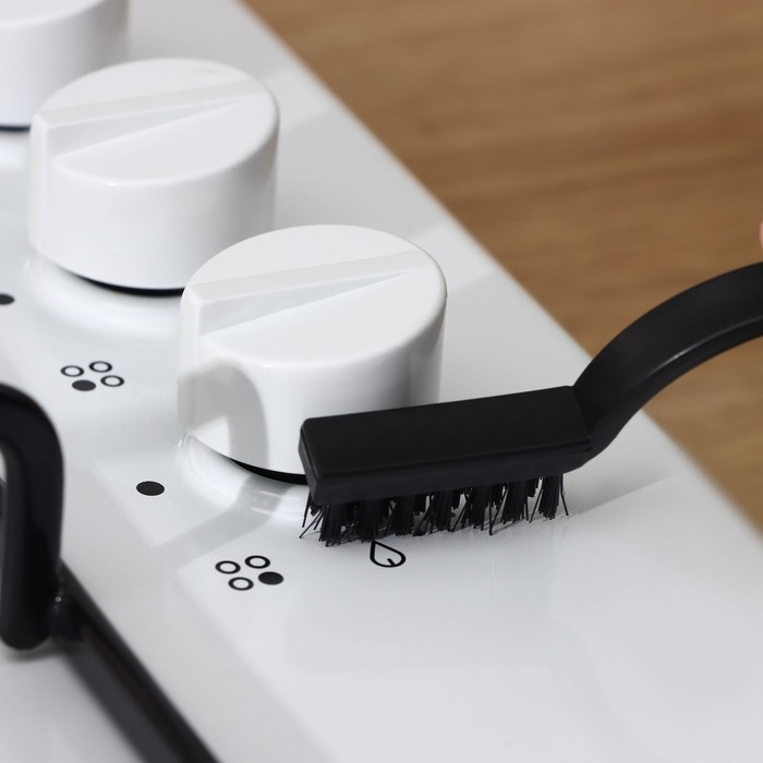 Набор щёток Доляна, 3 шт: латунная, стальная, нейлоновая Набор щёток Доляна, 3 шт: латунная, стальная, нейлоновая