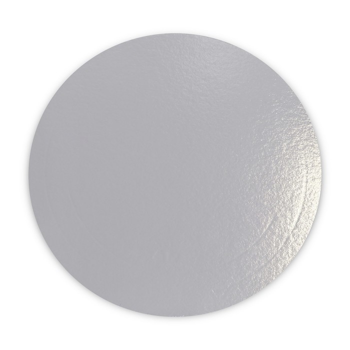 Подложка усиленная, 28 см, серебро-перламутр, 3,2 мм Подложка усиленная, 28 см, серебро-перламутр, 3,2 мм