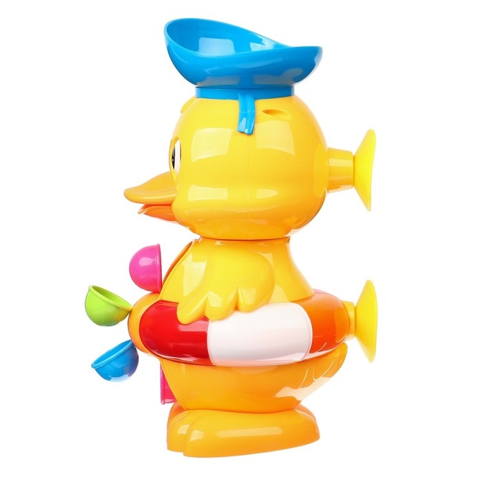 Игрушка-мельница для ванны «Забавный утёнок», с ковшиком, Крошка Я Игрушка-мельница для ванны «Забавный утёнок», с ковшиком, Крошка Я