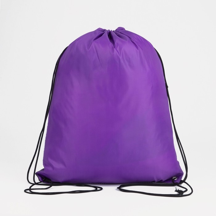 Мешок для обуви на шнурке, цвет фиолетовый Мешок для обуви на шнурке, цвет фиолетовый