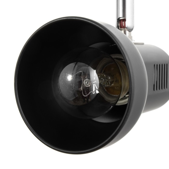 Светильник трековый Светильник трековый "Холли" Е27 40Вт черный 15х9х40см