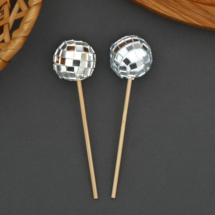 Шпажки «Диско-шар», набор 2 шт. Шпажки «Диско-шар», набор 2 шт.