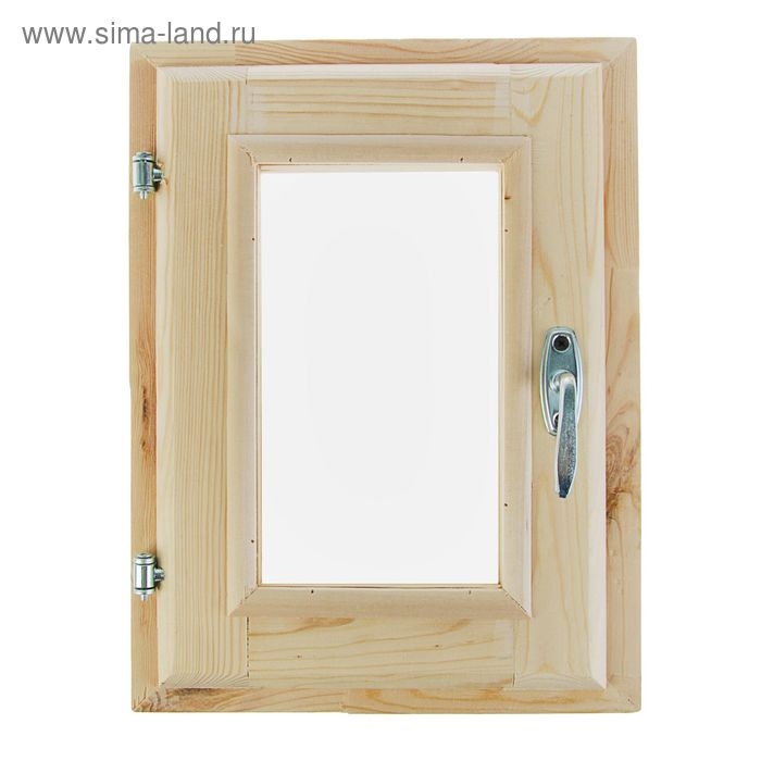 Окно, 40×30см, двойное стекло, из хвои Окно, 40×30см, двойное стекло, из хвои