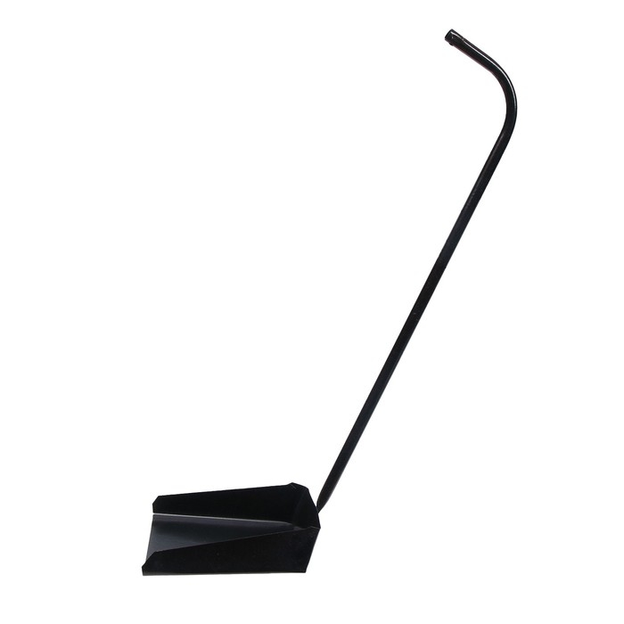 Совок хозяйственный, 26 × 22 × 5 см, черенок 80 см, металл Совок хозяйственный, 26 × 22 × 5 см, черенок 80 см, металл