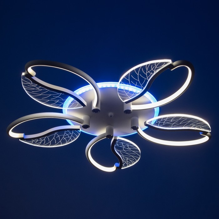 Люстра Люстра "Астрид" 5хLED 110Вт 3000-6000К RGB белый 65х65х8см