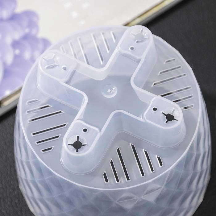 Горшок для цветов с прикорневым поливом «Румба», 1 л, цвет прозрачный Горшок для цветов с прикорневым поливом «Румба», 1 л, цвет прозрачный