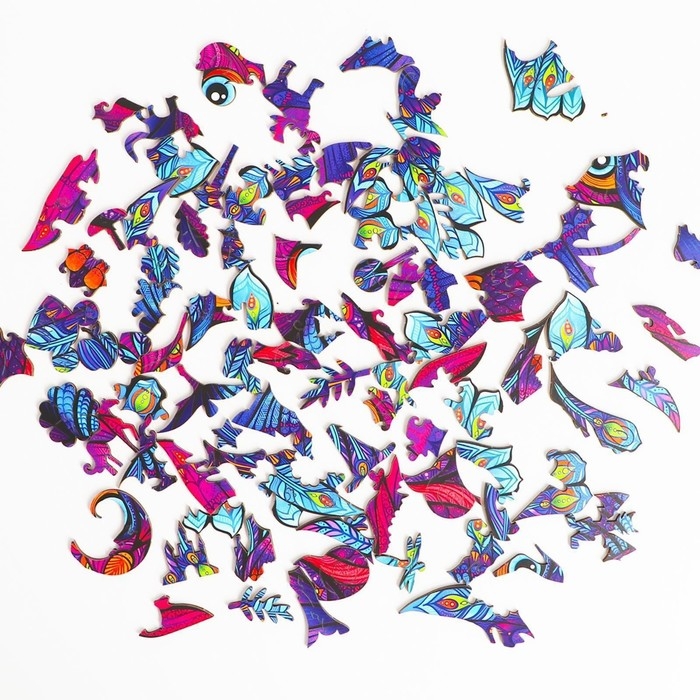 Пазл деревянный фигурный «Сказочная сова», 87 элементов Пазл деревянный фигурный «Сказочная сова», 87 элементов