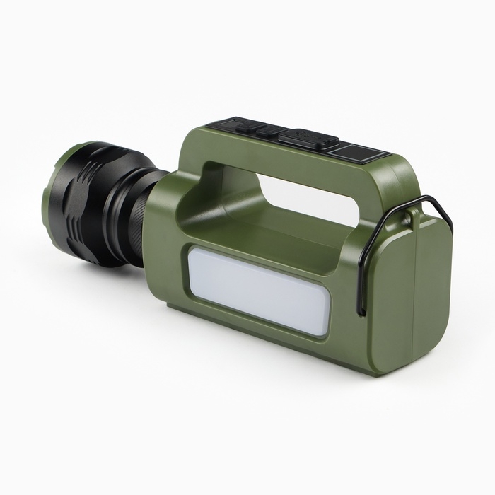 Фонарь светодиодный аккумуляторный ручной, переносной, 5 Вт, 2400 мАч, 22.5 х 7.2 х 10.5 см   107031 Фонарь светодиодный аккумуляторный ручной, переносной, 5 Вт, 2400 мАч, 22.5 х 7.2 х 10.5 см   107031