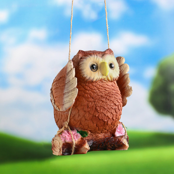 Подвесной декор Подвесной декор "Совенок", 12х14х15см