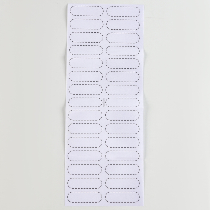 Термобирки для одежды. Набор именных термонаклеек для маркировки детских вещей &laquo;Игривый корги&raquo;, 30 шт