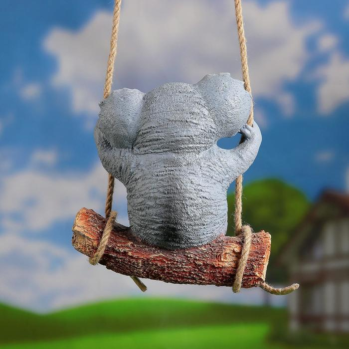 Подвесной декор  Подвесной декор "Коала на бревне" 24х15х25см