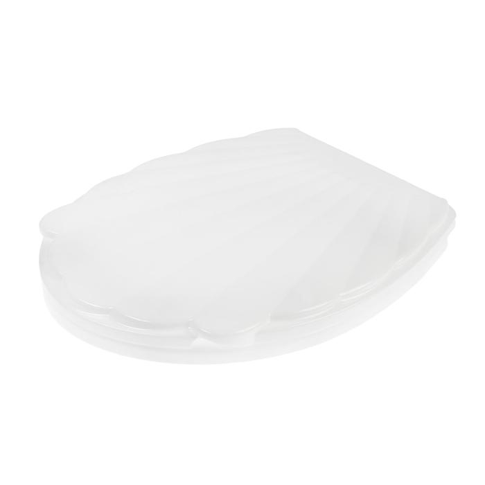 Сиденье для унитаза Aquant AQ2601-14-MR, ракушка, расстояние между креплениями 70-180 мм