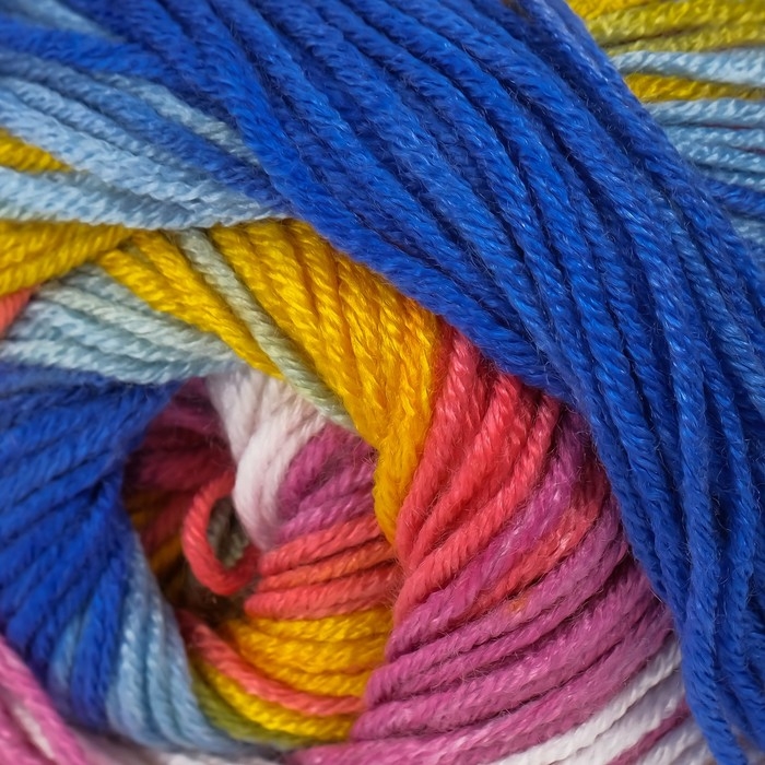 Пряжа Пряжа "Adore Dream" 100% акрил антипиллинг 280м/100г (1072 васил-бир-амарант)