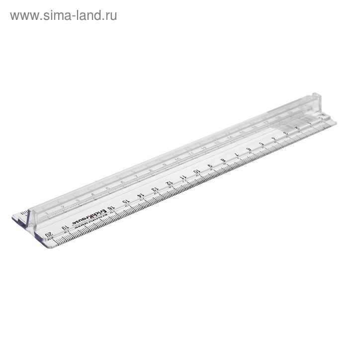 Линейка с держателем 20 см ErichKrause Линейка с держателем 20 см ErichKrause "Clear" 49530