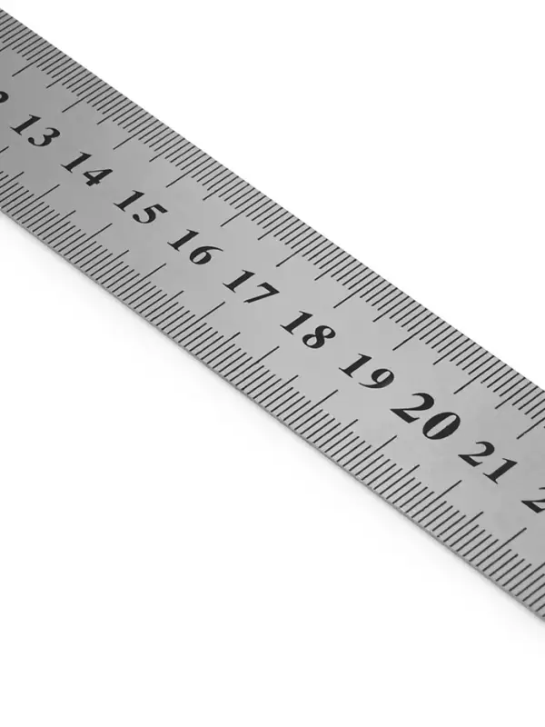 Линейка металлическая, пружинистая, 50 см, s=0.8 мм