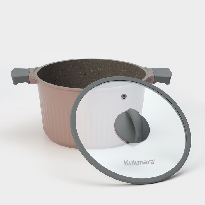 Кастрюля Stella, 5.2 л, d=25.5 см, h=14.5 см, стеклянная крышка Кастрюля Stella, 5.2 л, d=25.5 см, h=14.5 см, стеклянная крышка