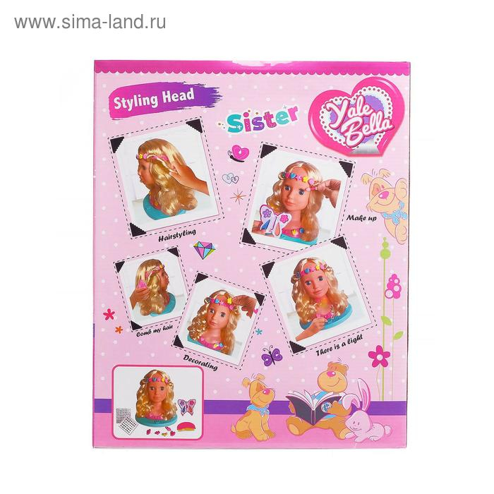 Кукла-манекен для создания причесок «Белла» с аксессуарами Кукла-манекен для создания причесок «Белла» с аксессуарами