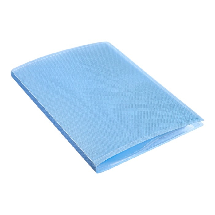 Папка 20 вкладышей, А4, 700 мкм, Calligrata TOP Breeze, с тиснением, небесный Папка 20 вкладышей, А4, 700 мкм, Calligrata TOP Breeze, с тиснением, небесный