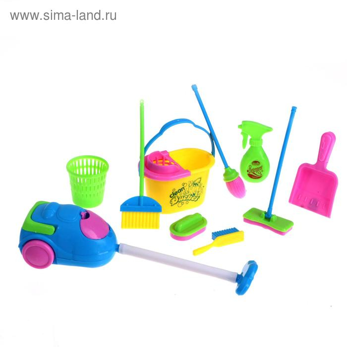 Набор для уборки «Чистый дом», цвет МИКС Набор для уборки «Чистый дом», цвет МИКС