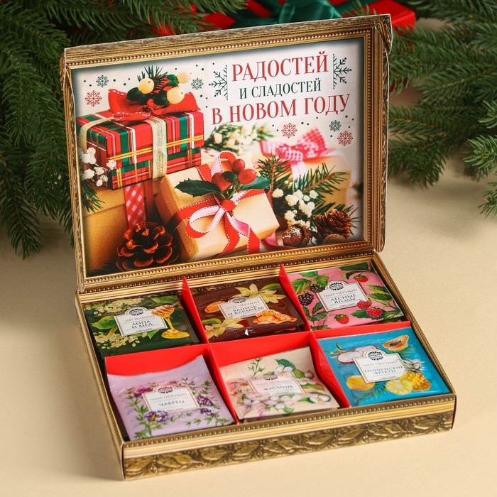 Новый год! Чайная коллекция «Счастья в дом», 54 г (30 пакетиков х 1,8 г). Новый год! Чайная коллекция «Счастья в дом», 54 г (30 пакетиков х 1,8 г).