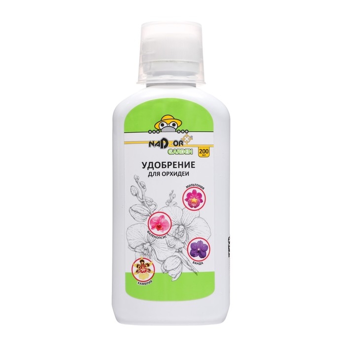 Жидкое минеральное удобрение Жидкое минеральное удобрение "Nadzor Garden" для орхидей, 200 мл