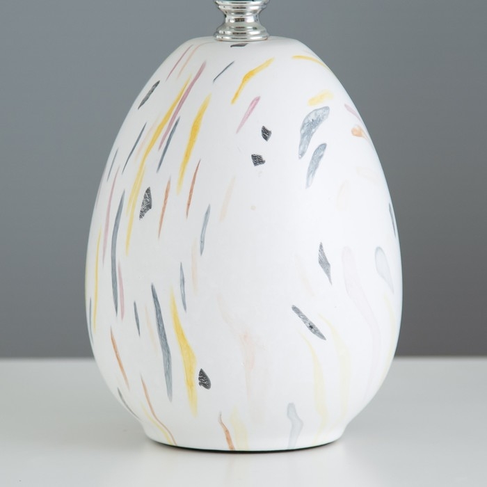 Настольная лампа Настольная лампа "Элисса" E14 40Вт белый 20х20х32 см RISALUX