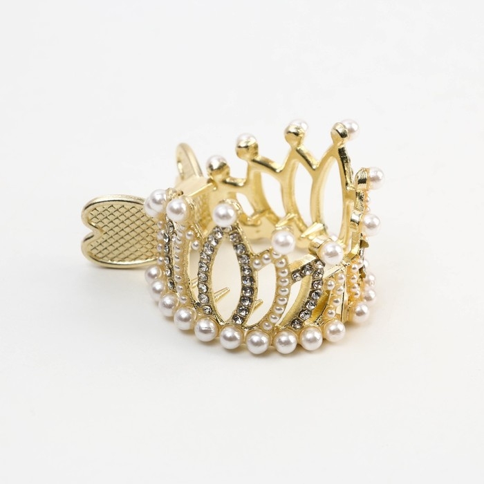 Зажим для волос со стразами «Queen», 3,5 х 4,5 х 3 см Зажим для волос со стразами «Queen», 3,5 х 4,5 х 3 см