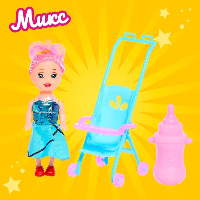 Кукла малышка «Ева» с аксессуарами, МИКС Кукла малышка «Ева» с аксессуарами, МИКС