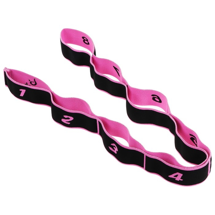 Эспандер-лента эластичная с захватами, 90 х 4 см, MEDIUM, цвет розовый Эспандер-лента эластичная с захватами, 90 х 4 см, MEDIUM, цвет розовый