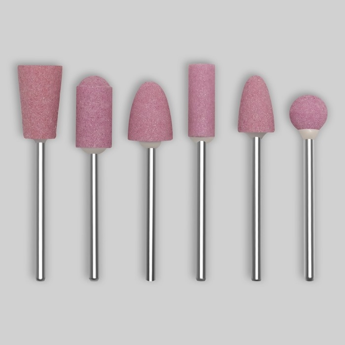 Фрезы корундовые для маникюра в пластиковом органайзере, 12 шт Фрезы корундовые для маникюра в пластиковом органайзере, 12 шт