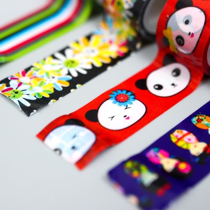 Клейкая лента пластик в банке (набор 40 шт) цвета МИКС, 1,2 смх2,8 м, 6,5х10х10 см Клейкая лента пластик в банке (набор 40 шт) цвета МИКС, 1,2 смх2,8 м, 6,5х10х10 см