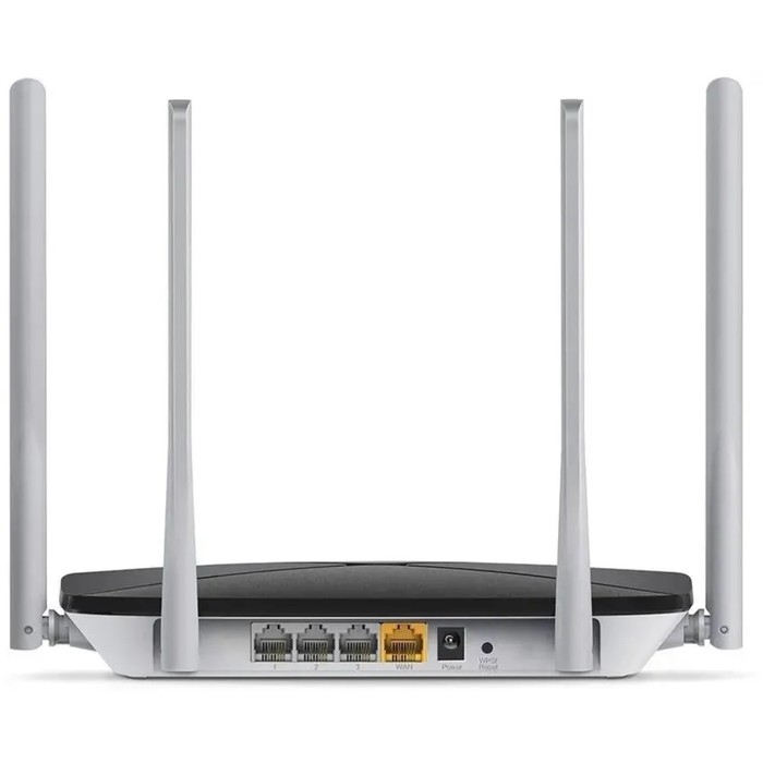 Wi-Fi роутер Mercusys  AC12, AC1200, 1167 Мбит/с, 3 порта 100 Мбит/с, чёрный Wi-Fi роутер Mercusys  AC12, AC1200, 1167 Мбит/с, 3 порта 100 Мбит/с, чёрный