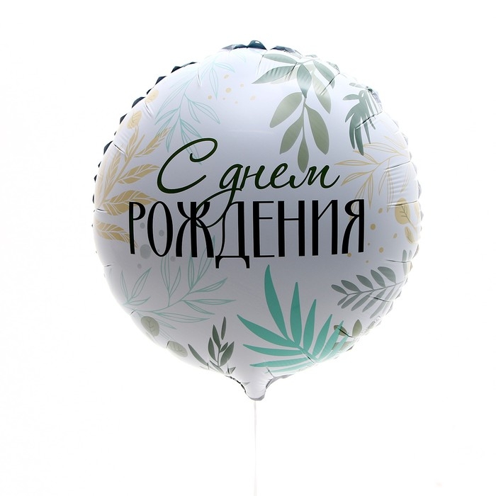 Набор воздушных шаров «С днём рождения», мятный, для девушки, фольга, 4 шт. Набор воздушных шаров «С днём рождения», мятный, для девушки, фольга, 4 шт.