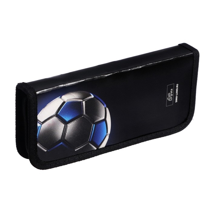 Пенал 1 секция, 90 х 195 х 25 мм, Calligrata Пенал 1 секция, 90 х 195 х 25 мм, Calligrata "Мяч", ламинированный картон