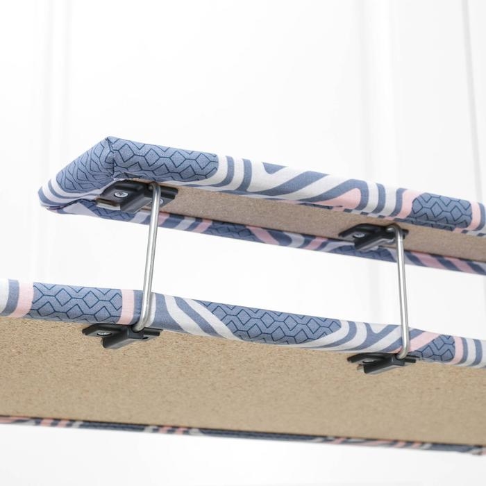 Доска гладильная Nika «Лина 2», 107×29 см, два положения высоты 70, 80 см, цвет микс Доска гладильная Nika «Лина 2», 107×29 см, два положения высоты 70, 80 см, цвет микс