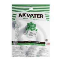 Сифон для ванны Akvater, 1 1/2"х40мм, выпуск и перелив, гофра 40х40/50мм, пробка без цепочки