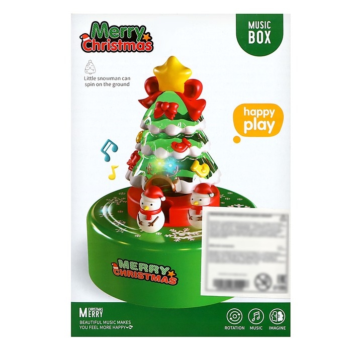 Заводная музыкальная игрушка «Новогодняя ёлка» Заводная музыкальная игрушка «Новогодняя ёлка»